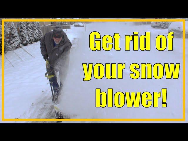 Say Goodbye to Shoveling | Ryobi Expand-It Power Snow Thrower Attachment