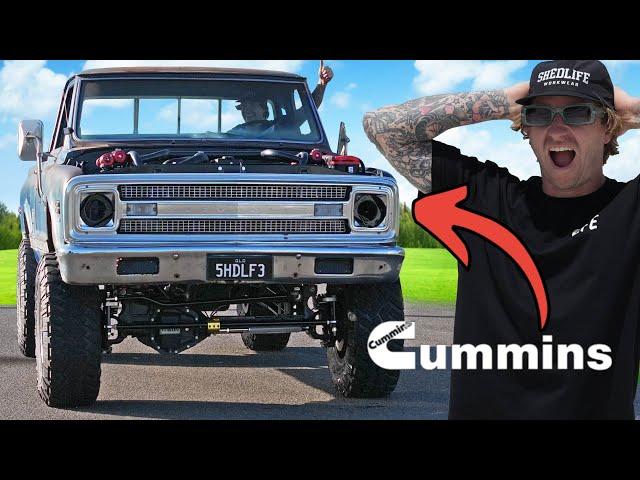 Compound TURBO Cummins first drive !