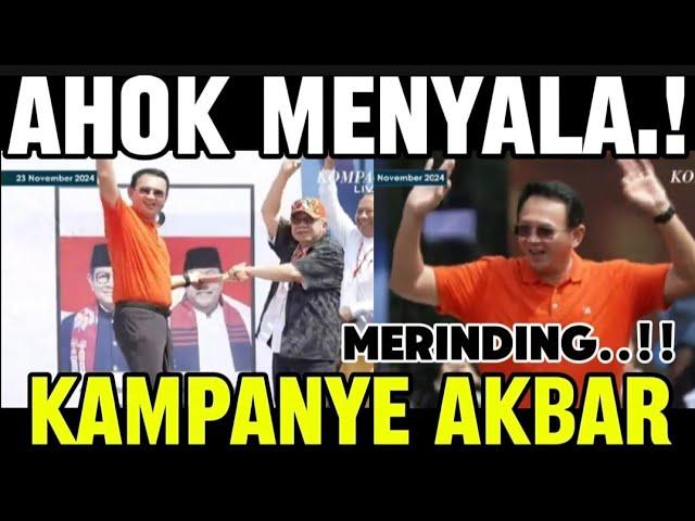 GEMPAR.! AHOK & FOKE MENYALA.!! DI KAMPANYE AKBAR MAS PRAM DAN BANG DOEL