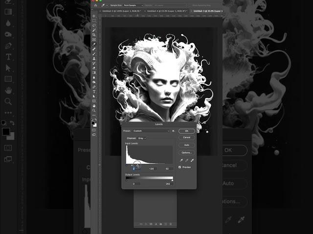 Halftone DTF transfers in Photoshop #photoshoptips #photoshoptutorial