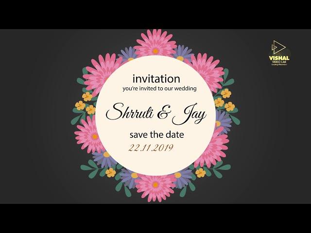 Save The Date | Wedding Invitation | After Effect Project | Vishal Video Lab