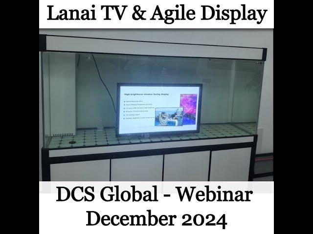 Introducing Lanai TV and Agile Display: The Next Generation of Outdoor Entertainment - Dec 2024