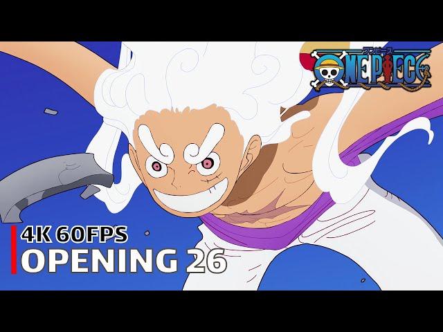 One Piece - Opening 26 【Uuuuus!】 4K 60FPS | CC