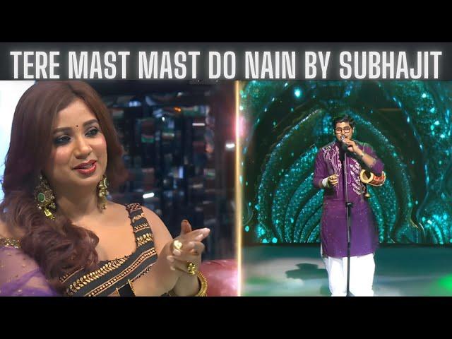 Tere Mast Mast Do Nain by Subhajit | Indian Idol S15 | Talent Tapes