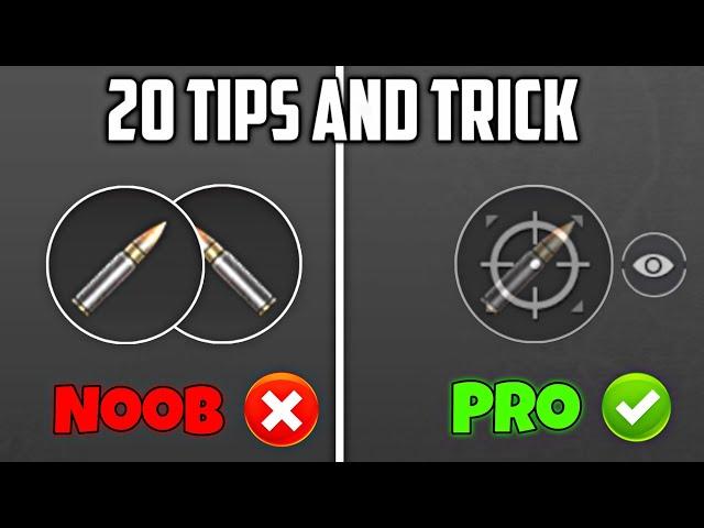 15 TIPS AND TRICKS THAT WILL MAKE YOU PRO IN PUBG/BGMI | NOOB TO PRO | EVERYONE SHOULD KNOW •