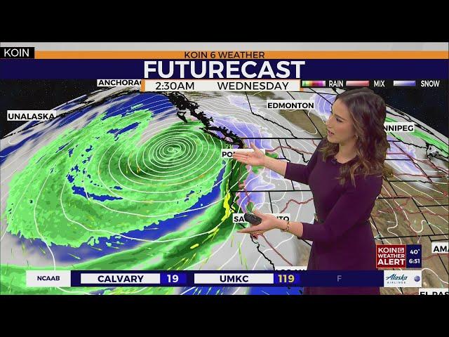 Weather Update: How the bomb cyclone will impact Oregon Tuesday & Wednesday