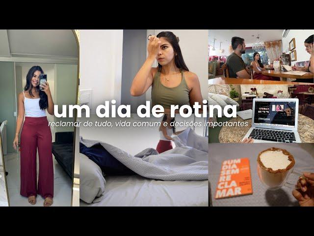 rotina comum 5h, papo sobre reclamar de tudo, mudanças no ap, trabalhando fora, milkshake proteico