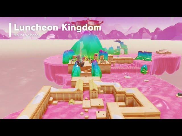 Super Mario Odyssey | Luncheon Kingdom - All Power Moons & Tomatoes