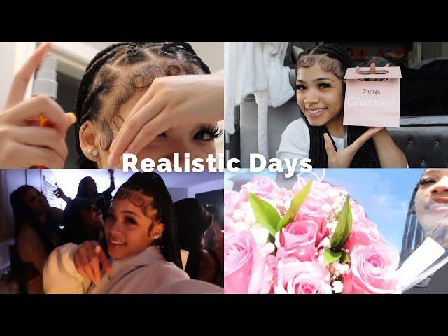 realistic days (unpack w me, party, movies, edge tutorial, chit chat, bowling, etc..)