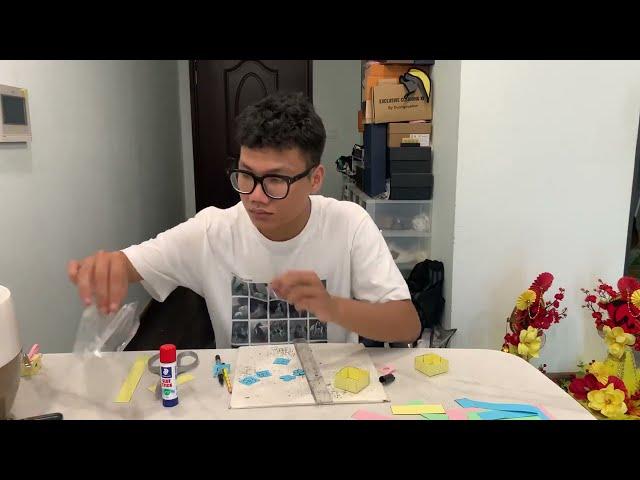 How to make a simple colored X-wing Fighter with construction paper Part 1