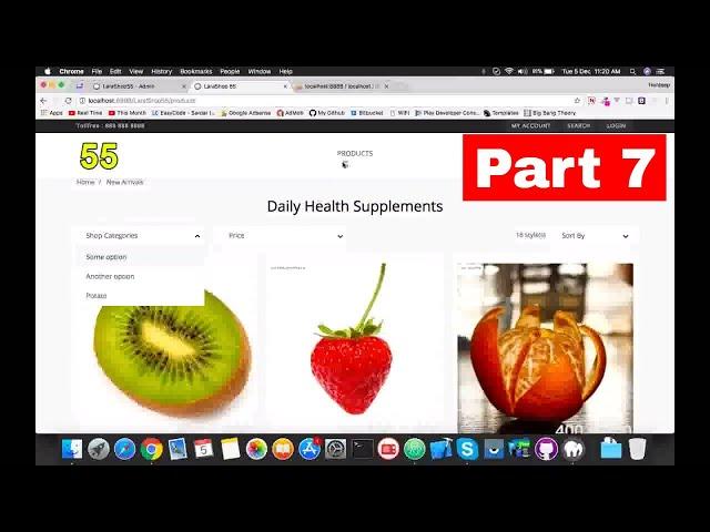 #7 LaraShop | Product Listing | e-commerce website in laravel 5.5 tutorial