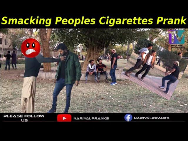 Smacking Peoples Cigarettes Prank | By Zubair Haider | Nariyal Tv | 2020