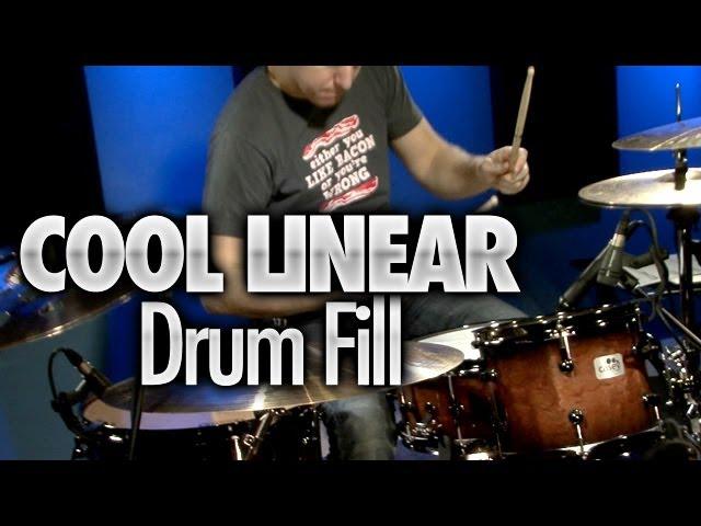 Cool Linear Drum Fill - Drum Lessons