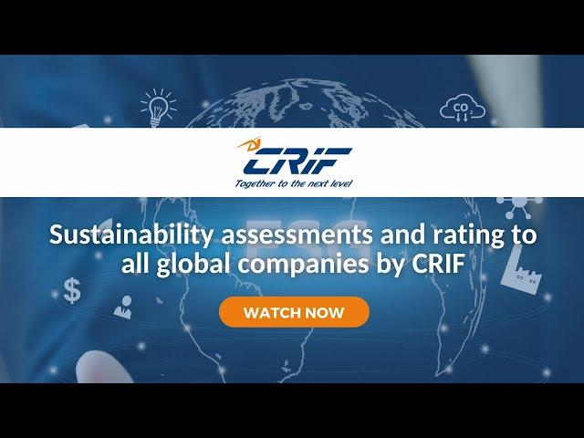 Sustainability assessments and rating to all global companies by CRIF