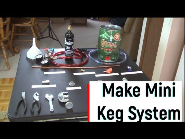 DIY Mini Keg System for Homebrew with Force Carbonation