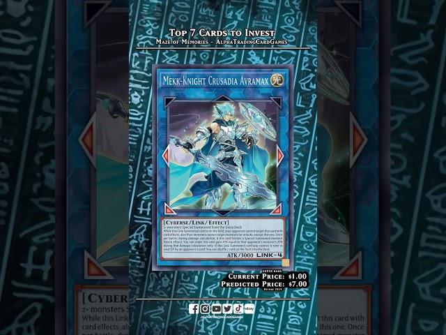 7 Hidden Gems: Yu-Gi-Oh! Maze of Memories Cards Worth Investing In! #Shorts