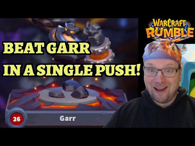 Garr Boss Guide - Cheat Death Strategy - Molten Core Raid - Warcraft Rumble