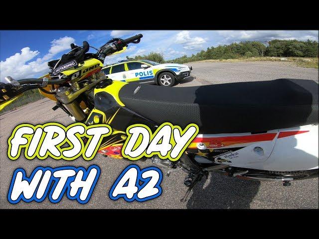  First Day with A2 License | DRZ400SM