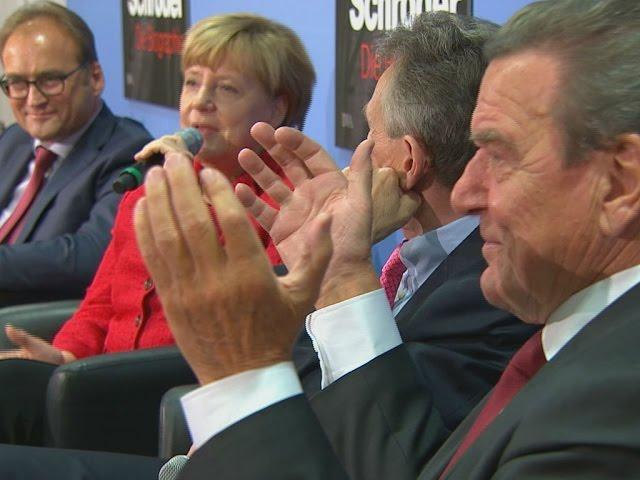 Merkel über privaten Kontakt zu Schröder. "Es ist nie verspannt oder so, sondern okay."