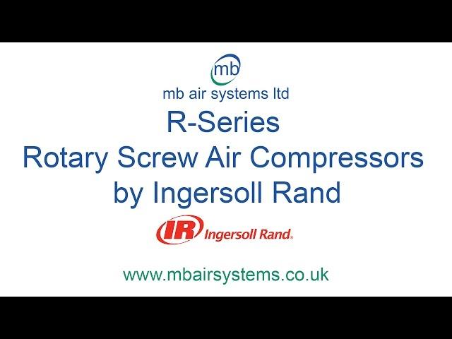 R Series Rotary Screw Air Compressors by Ingersoll Rand