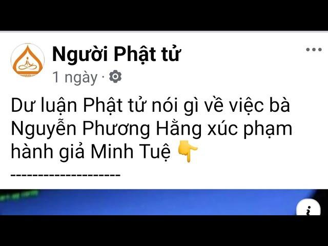 Dư luận Phật tử về khẩu ngôn của bà Nguyễn Phương Hằng