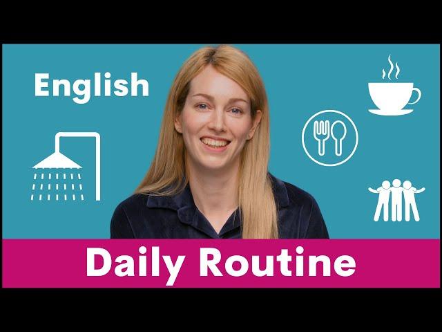 My Daily Routine with Aurora | How to express your daily routine in English