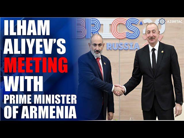 President Ilham Aliyev met with Prime Minister of Armenia in Kazan