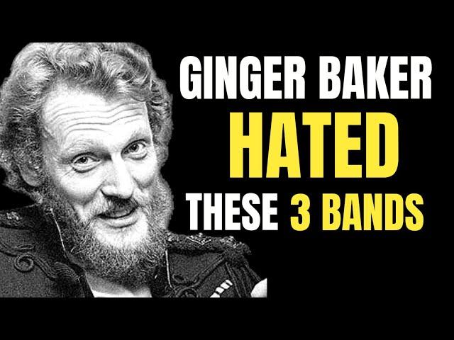 Top 3 Bands Ginger Baker Hated The Most