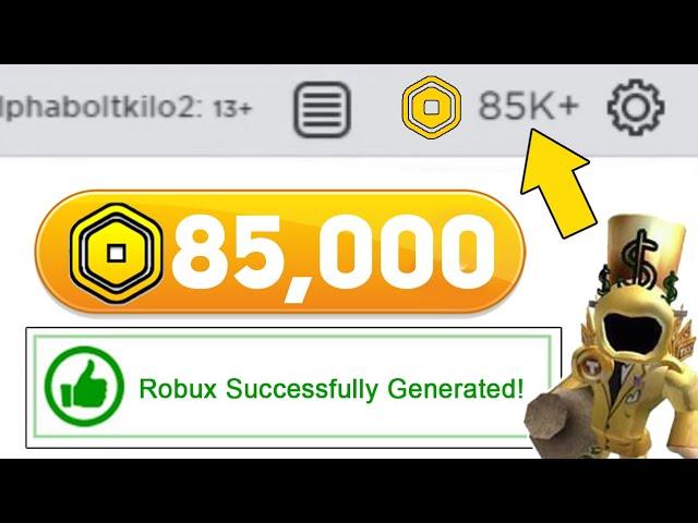 THIS TOP SECRET ROBUX GENERATOR GIVES YOU ROBUX WITHOUT DOING ANYTHING!?