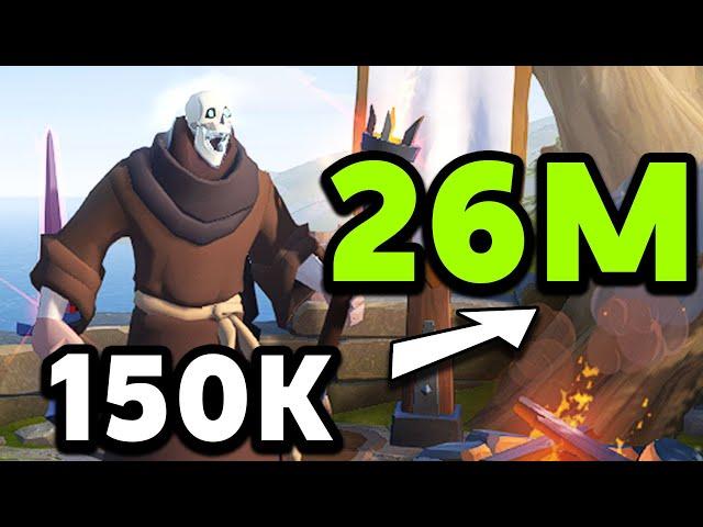 150K BUILDS TO 26M - SOLO - DAGGER - MIST - ALBION ONLINE