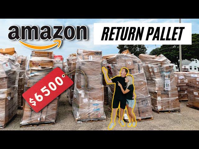 We Bought An Amazon Returns Pallet For $525 - Unboxing $6500 In MYSTERY Items!