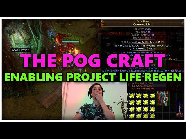 [PoE] Crafting the chest that enables Project Life Regen - Stream Highlights #700