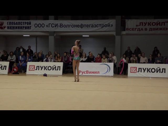 Художественная гимнастика/Метелица 2017/Полина Крупнова Мяч