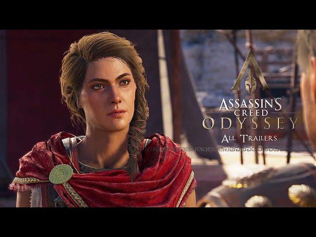 All Assassins Creed Odyssey cinematic trailers 1080p