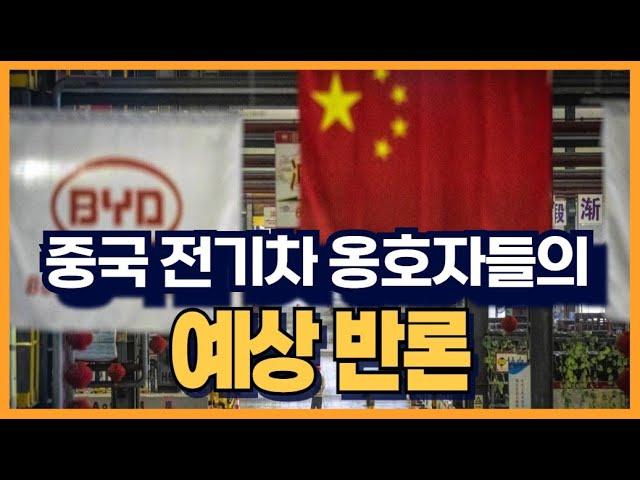 중국 전기차 옹호자들의 예상 반론