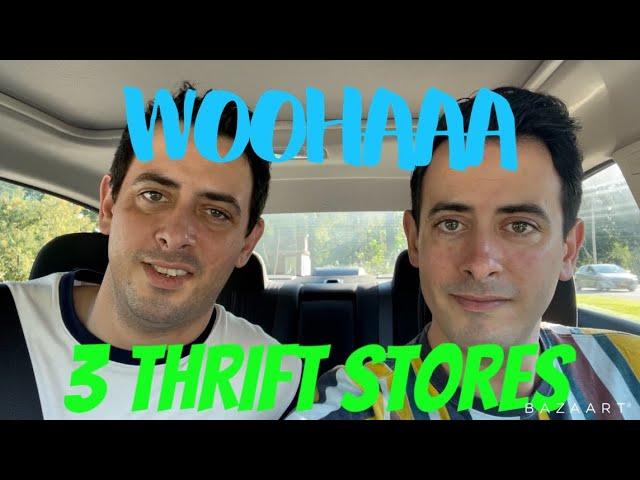 SHOP WITH US ~ 3 THRIFT STORES ~ THE THRIFTING TWINS ~ EBAY RESELLING ~ GOODWILL DEALS