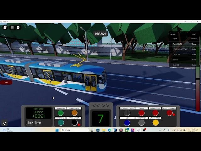 ROBLOX TRAM SIMULATOR Ostrava