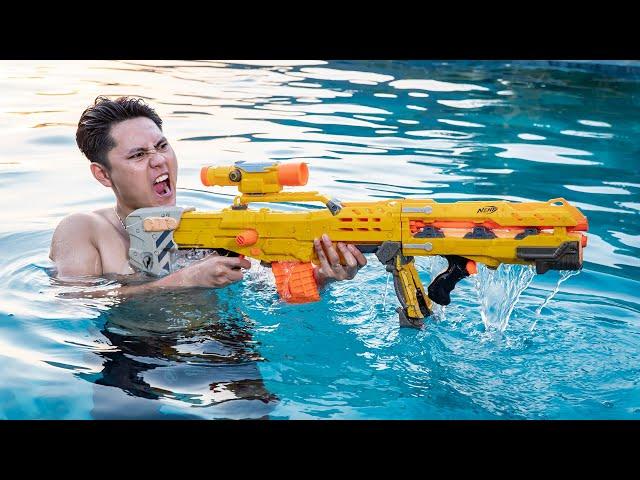 Nerf Guns War : Brave S.W.A.T Seal Team Nerf Guns Battle Dark Big Boss Dire Situation