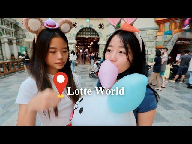 SPEAKING ONLY IN KOREAN FOR THE DAY *in Lotte World*