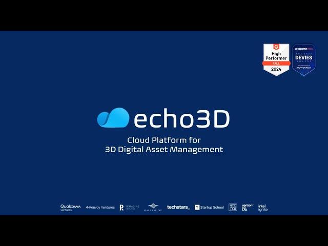 echo3D | 3D Digital Asset Management (3D DAM) Platform Walkthrough (December 2024)