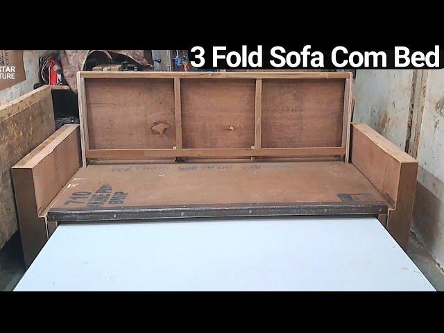 3 Fold sofa com Bed With waterproof ply | New Star Furniture