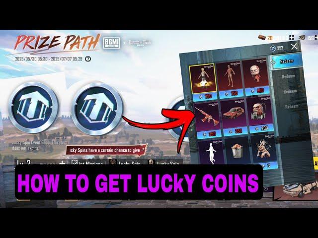 FREE M416 DACIA SKIN BGMI / HOW TO GET FREE LUCKY COIN IN BGMI / UNLIMITED LUCKY COIN KAISE LE USE