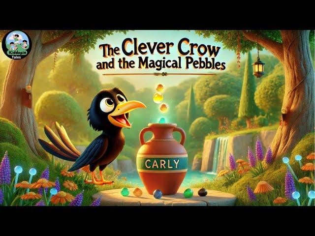 Adventure of a Thirsty ‍⬛ | Clever Crow Story | Moral Stories for Kids Read Aloud Story