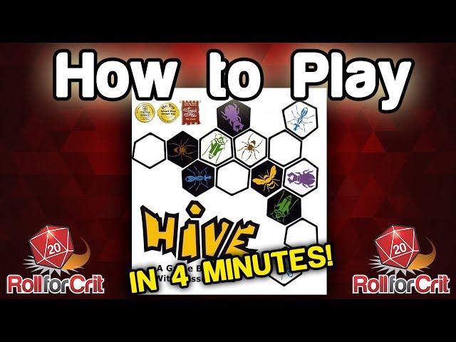 How to Play Hive | Roll For Crit