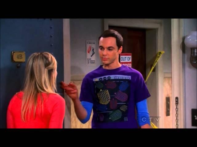 Amy and her monkey's and Sheldon compliments Penny.