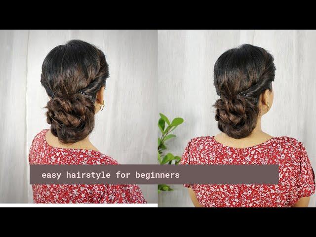 Easy And Simple Hairstyle For Beginners|Step By Step|