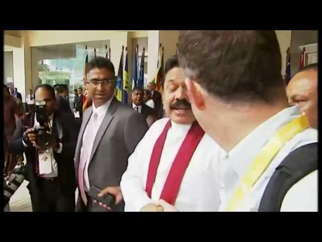 Sri Lanka President Mahinda Rajapaksa quizzed about allegations of war crimes