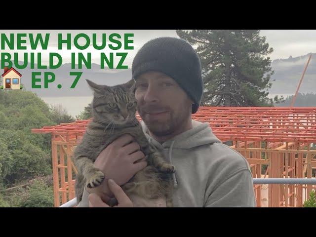 New House Build in NZ  EP. 7: Roof Trusses and Deck