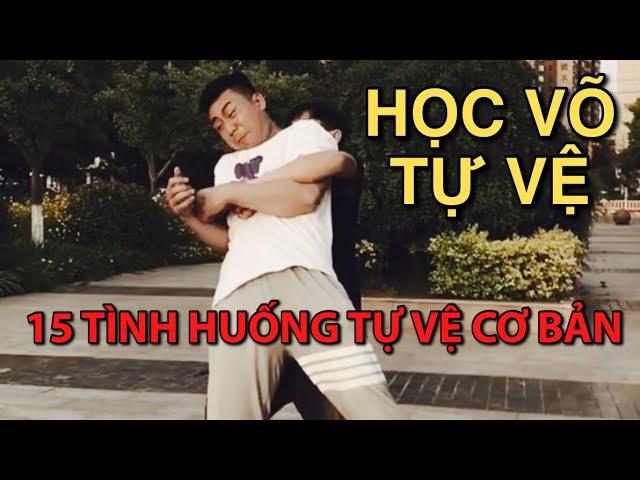 Học võ tự vệ tại nhà - 15 Tình huống tự vệ cơ bản ai cũng học được - Võ Thuật Tự Vệ HMS