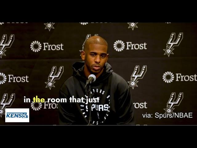 San Antonio Spurs' Chris Paul on Gregg Popovich